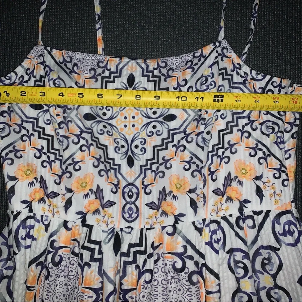 Anthropologie Multicolor Patterned Midi Dress - Picture 8 of 15